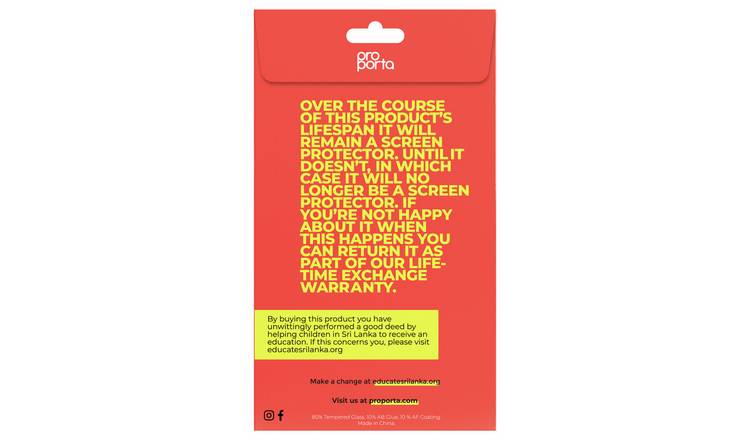 Proporta screen protector for Samsung S23, imported from the UK