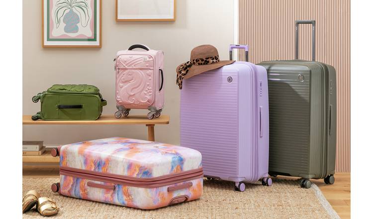 it Luggage suitcase large expandable marble effect (British brand)