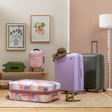 it Luggage suitcase large expandable marble effect (British brand)