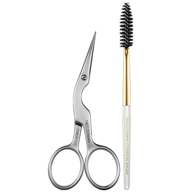 Tweezerman Brow Shaping Scissors & Brush GOODS M&S   