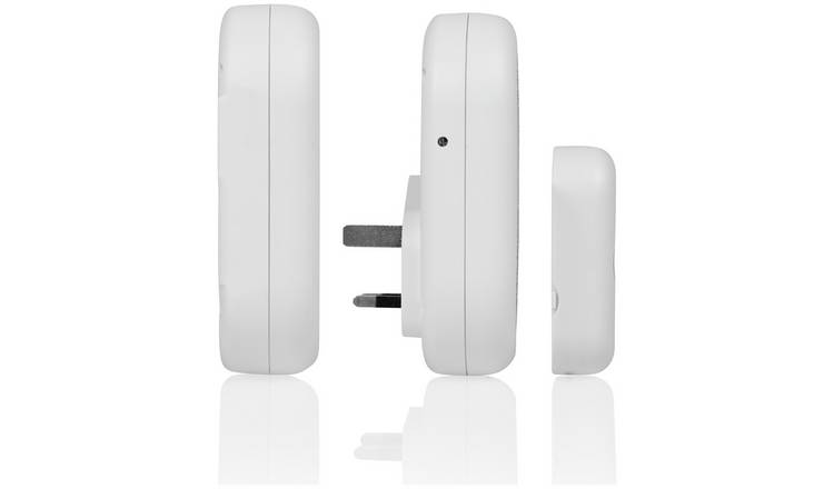 Byron twin wireless doorbell with 200m range (British brand)