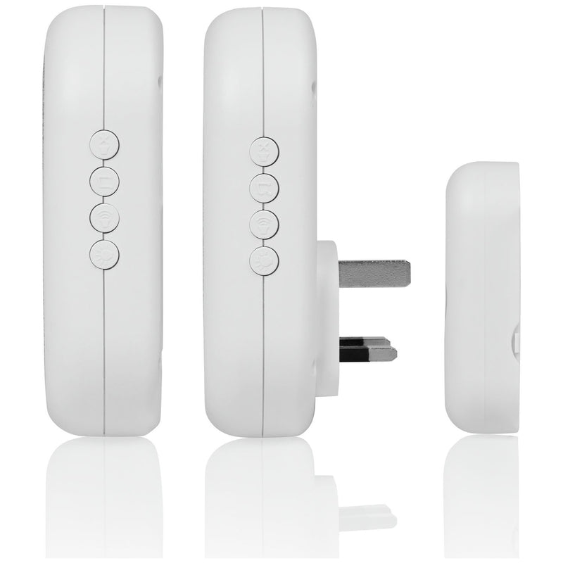 Byron twin wireless doorbell with 200m range (British brand)