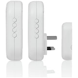 Byron twin wireless doorbell with 200m range (British brand)
