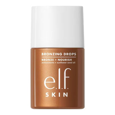 Superdrug e.l.f. SKIN Bronzing Drops Pure Gold Self Tan Tinted Serum 30ml- Buy online at McGrocer