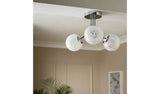 Argos Home White Confetti flush ceiling light (British brand)