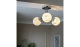 Argos Home White Confetti flush ceiling light (British brand)
