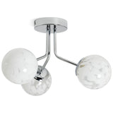 Argos Home White Confetti flush ceiling light (British brand)
