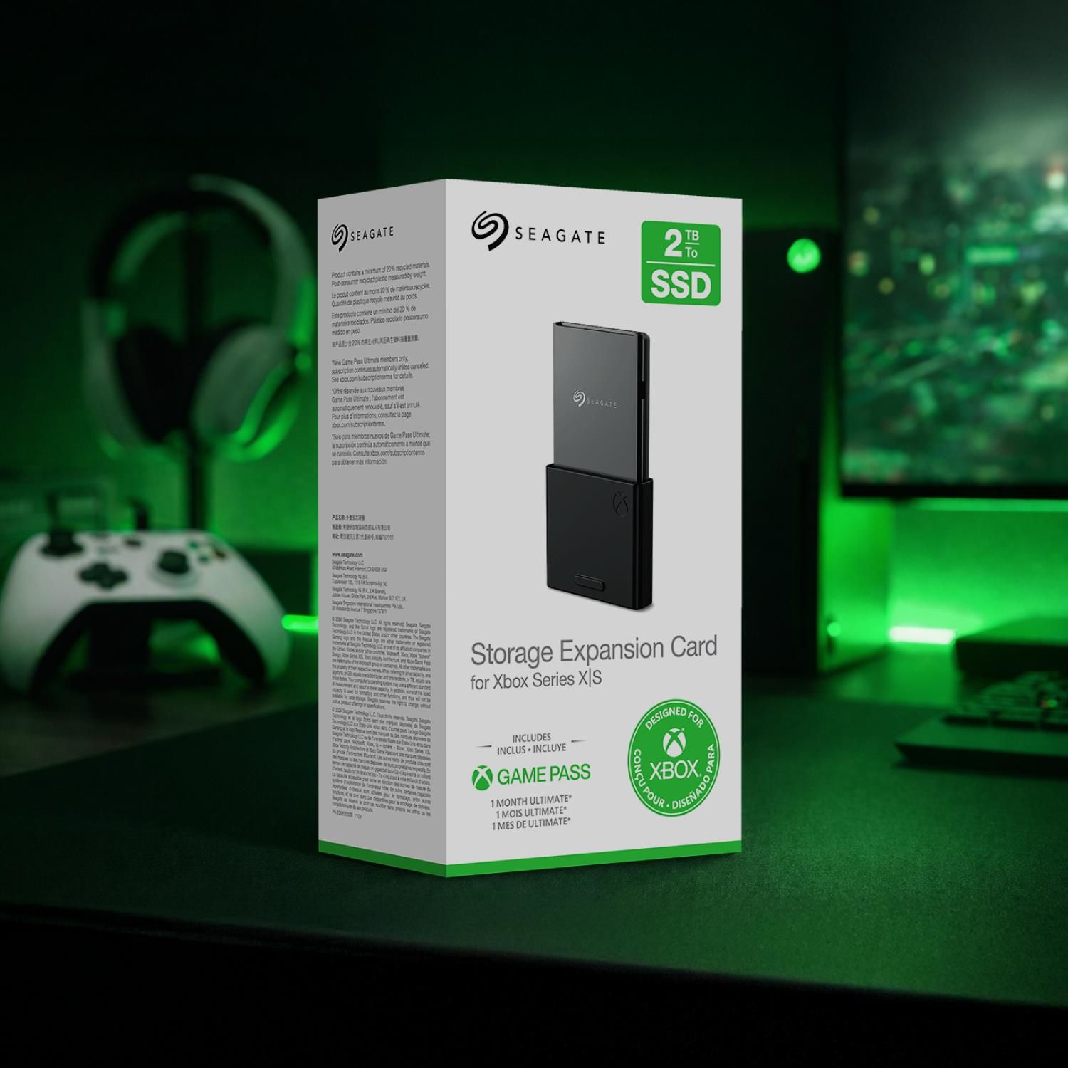 Seagate 2TB SSD expansion card for Xbox Series X S - British product