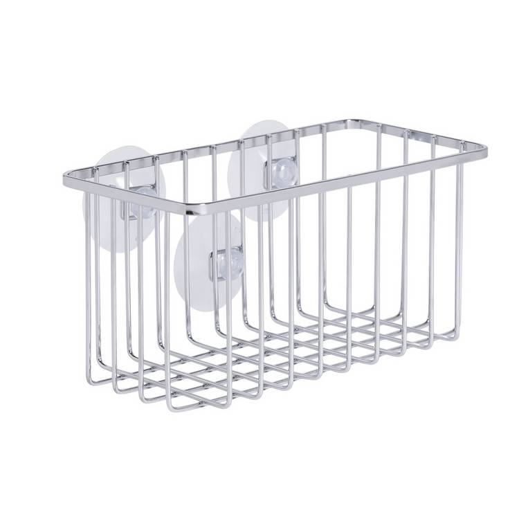 Home metal storage basket silver, imported from the UK