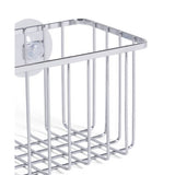 Home metal storage basket silver, imported from the UK