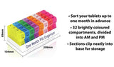 Aidapt monthly pill organizer box, UK version