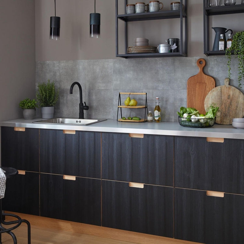 D-C-Fix self adhesive vinyl wall tiles in grey, imported from the UK