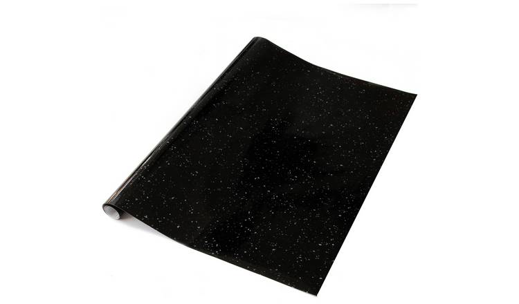 D-C-Fix black quartz self-adhesive vinyl film 67.5cm wide - British product
