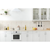 D-C-Fix floral natural self adhesive wall tiles (British brand)