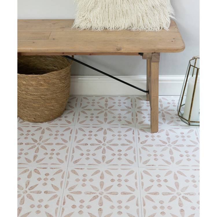 D-C-Fix Flowers adhesive vinyl floor tiles - British product