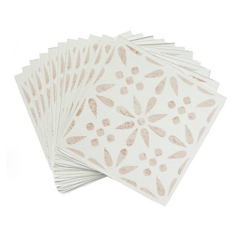 D-C-Fix Flowers adhesive vinyl floor tiles - British product
