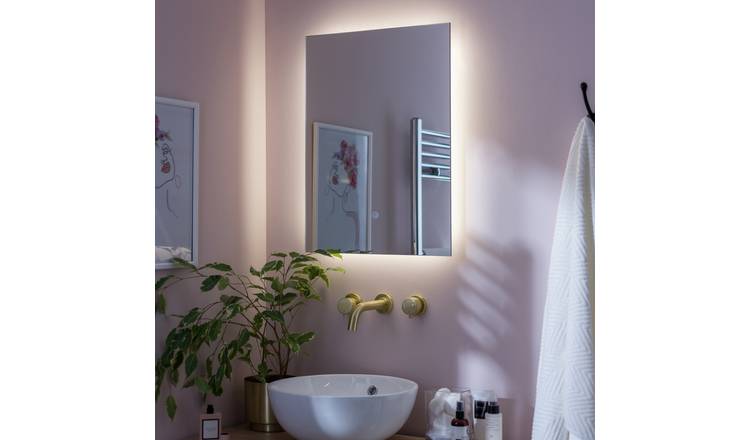 Argos Home LED backlit demister touch mirror - British product