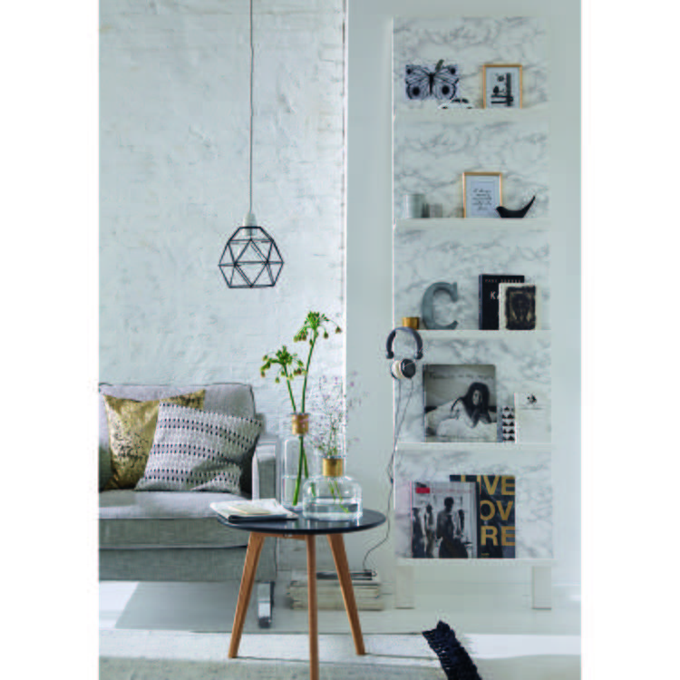 D-C-Fix Marble Grey self adhesive vinyl film - British product