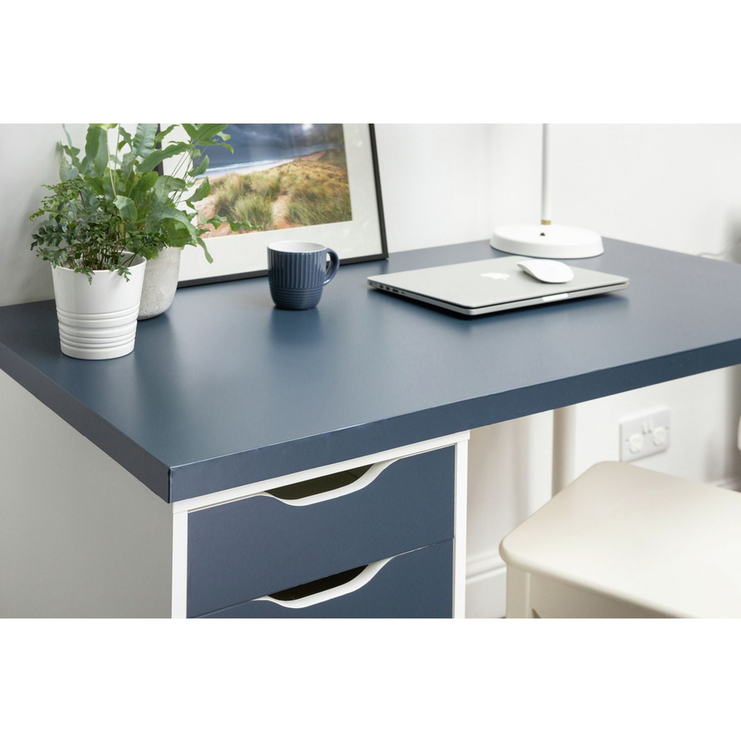 D-C-Fix Matt Navy self adhesive vinyl film 200cm - British product