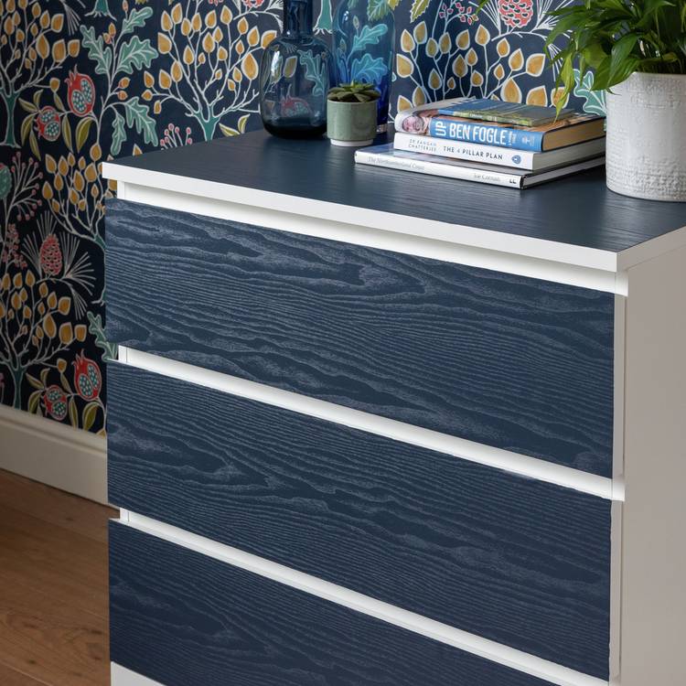 D-C-Fix self adhesive vinyl film Navy Wood 500cm, imported from the UK