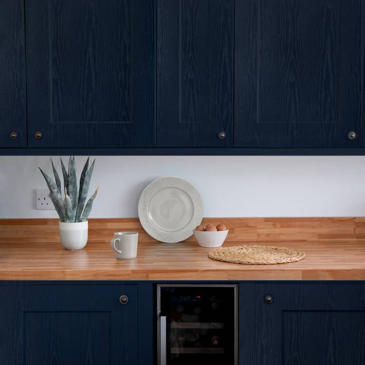 D-C-Fix self adhesive vinyl film Navy Wood 500cm, imported from the UK