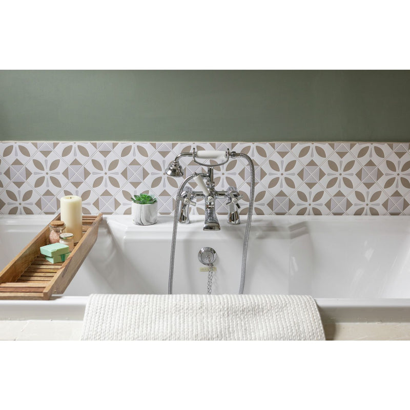 D-C-Fix Oriental Element 3D Beige wallpaper 67.5cm x 4m (British brand)