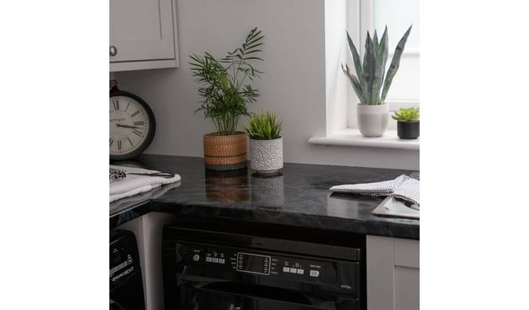 D-C-Fix Marble Black self-adhesive vinyl film - British product
