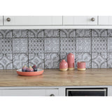 D-C-Fix Moroccan self adhesive vinyl wall tiles grey 6 pack, imported from the UK