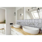 D-C-Fix Moroccan self adhesive vinyl wall tiles grey 6 pack, imported from the UK
