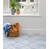 D-C-Fix vintage self adhesive vinyl floor tiles blue - British brand