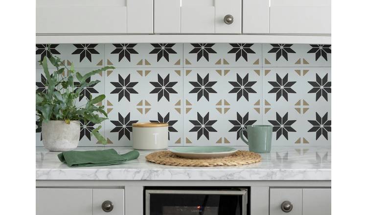D-C-Fix natural vinyl wall tiles, UK version