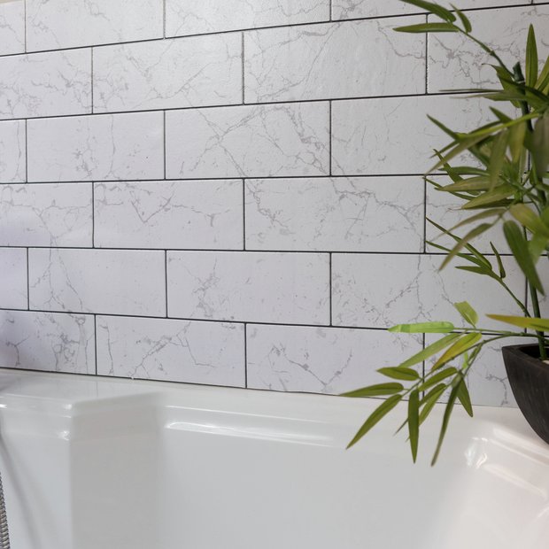 D-C-Fix Splendid Marble 3D Grey wallpaper roll 67.5cm x 4m - British product