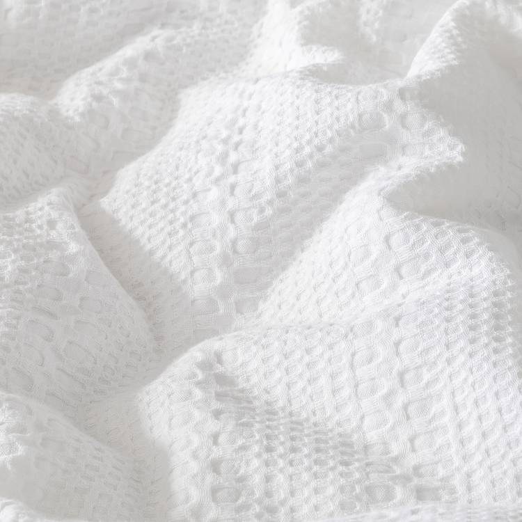 Habitat waffle white bedding set double, UK version