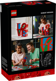 LEGO Art LOVE sculpture (British brand)