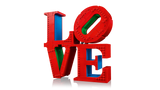 LEGO Art LOVE sculpture (British brand)