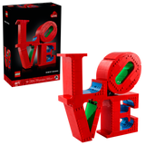 LEGO Art LOVE sculpture (British brand)