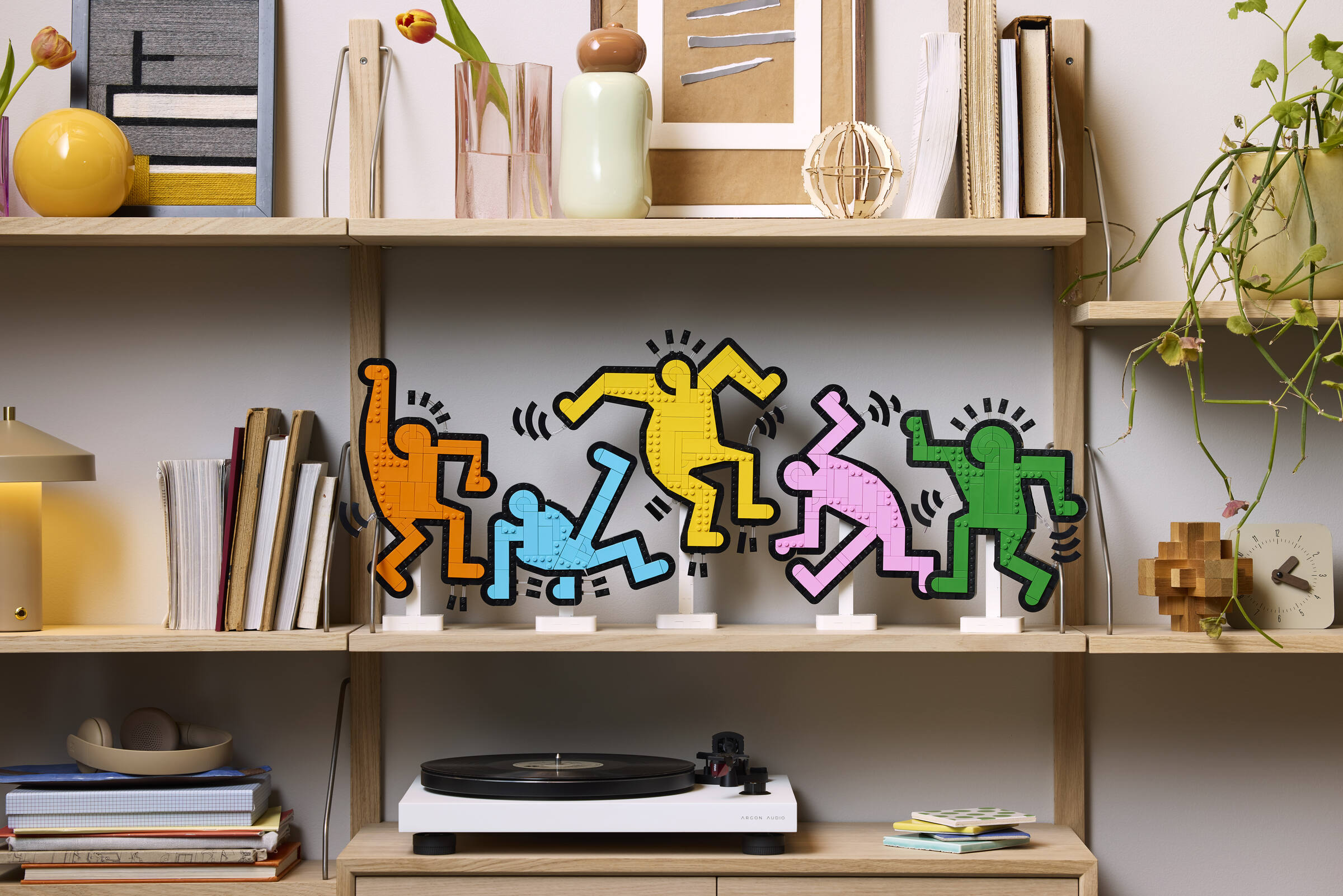 LEGO Keith Haring dancing figures art kit 1773 pieces, UK version