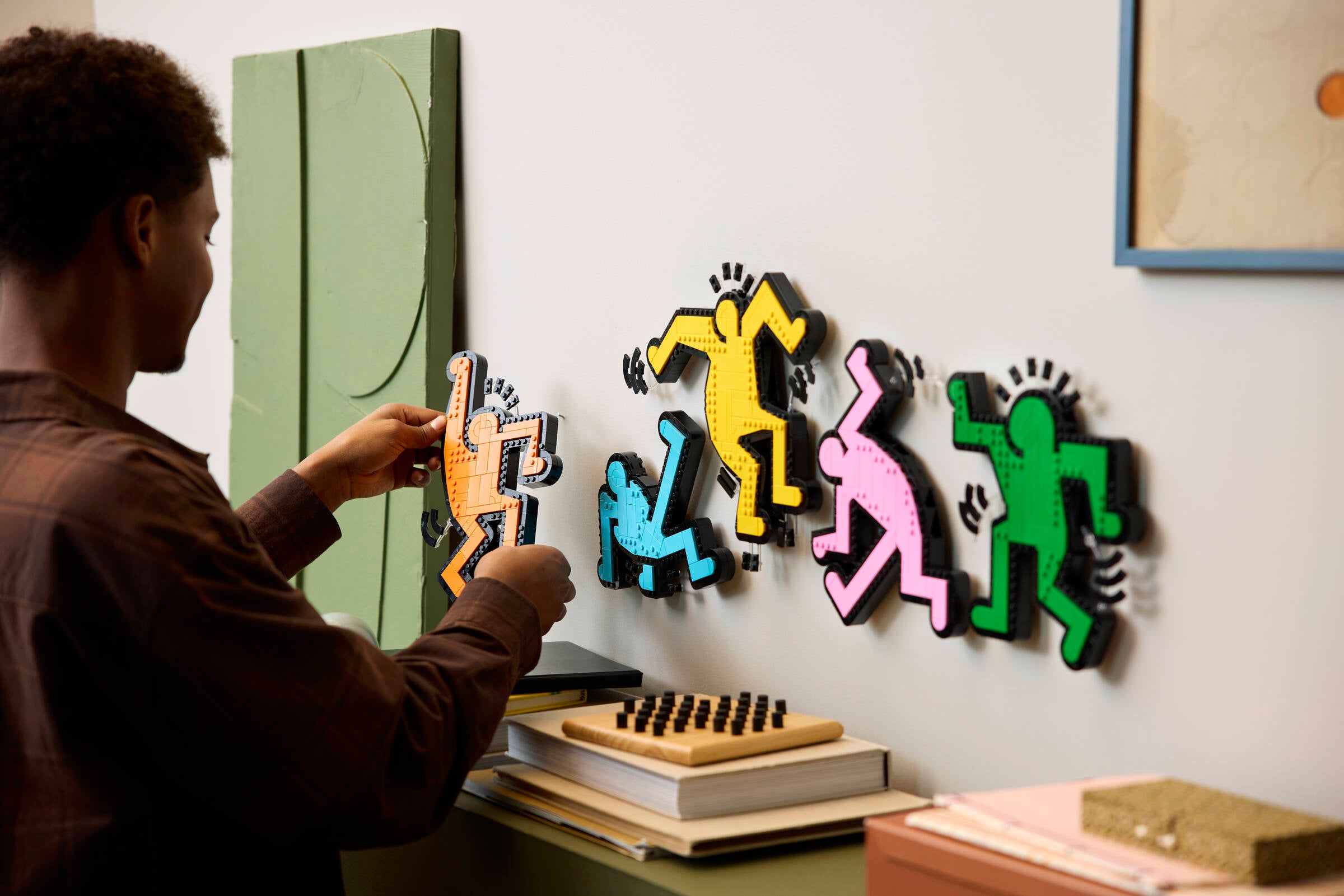 LEGO Keith Haring dancing figures art kit 1773 pieces, UK version