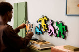 LEGO Keith Haring dancing figures art kit 1773 pieces, UK version