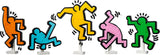 LEGO Keith Haring dancing figures art kit 1773 pieces, UK version