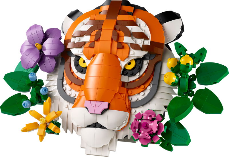 LEGO The Fauna Collection Tiger Model 744 Pieces (British brand)