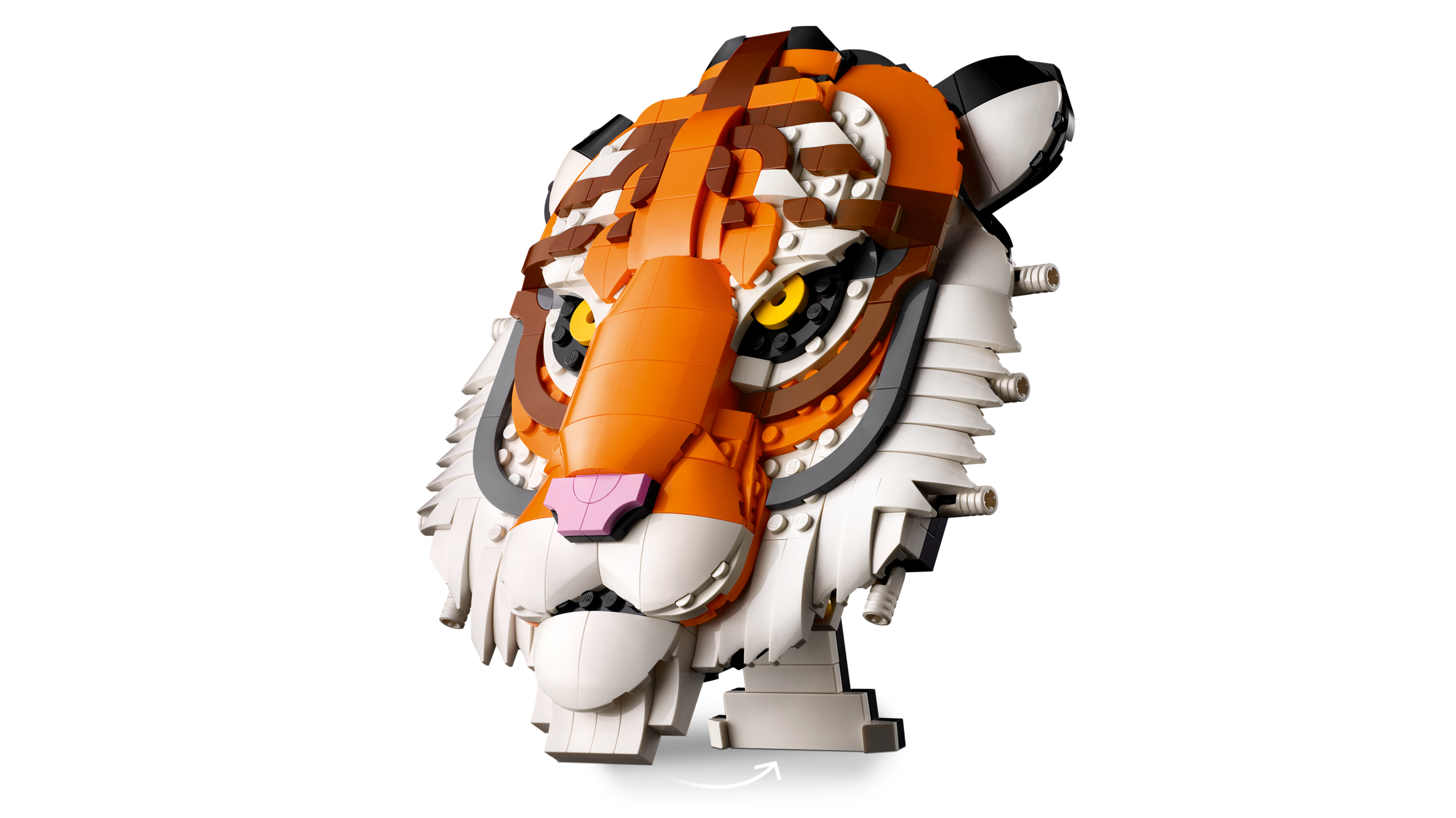LEGO The Fauna Collection Tiger Model 744 Pieces (British brand)