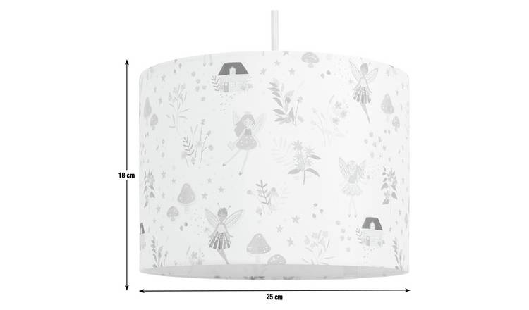 Argos Home glow in dark lampshade pink 25cm (British brand)