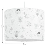 Argos Home glow in dark lampshade pink 25cm (British brand)