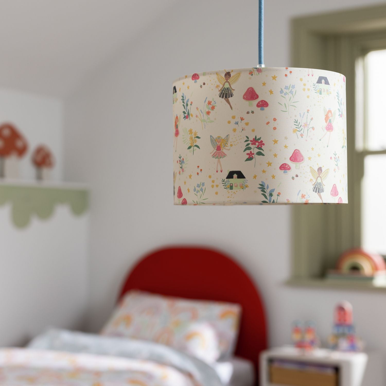 Argos Home glow in dark lampshade pink 25cm (British brand)