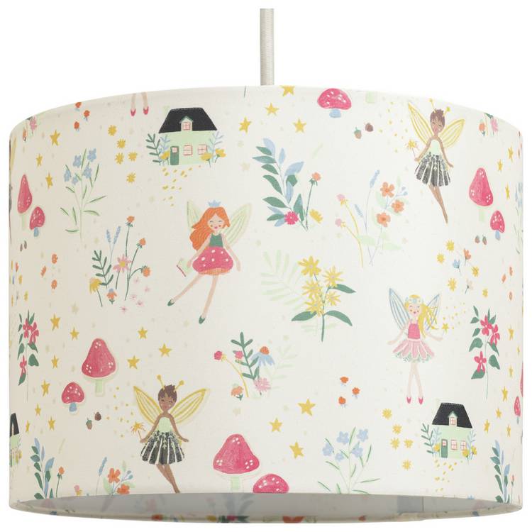 Argos Home glow in dark lampshade pink 25cm (British brand)