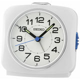 Seiko analogue alarm clock white, UK version