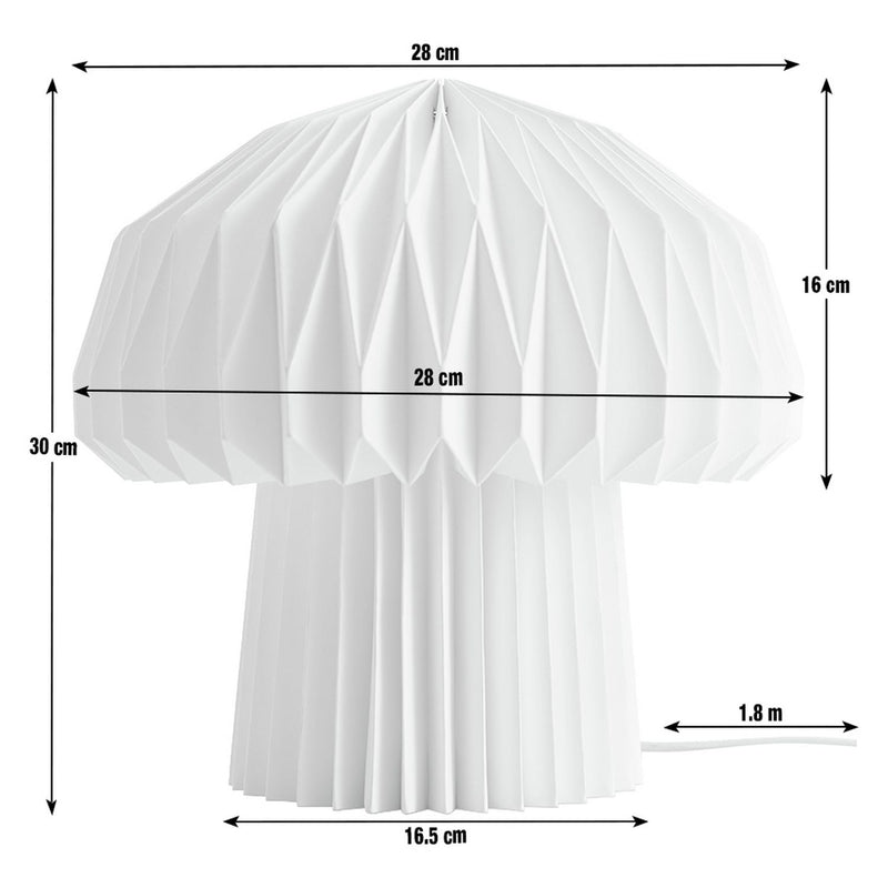 Habitat white paper table lamp, British product