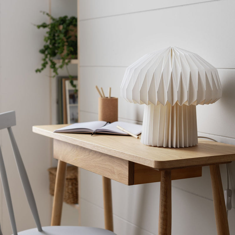 Habitat white paper table lamp, British product