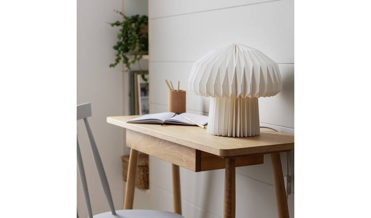 Habitat white paper table lamp, British product